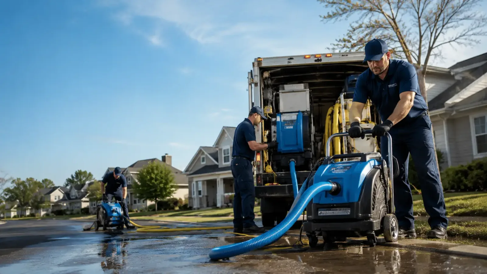 Flood Damage Cleanup in New Ulm, TX